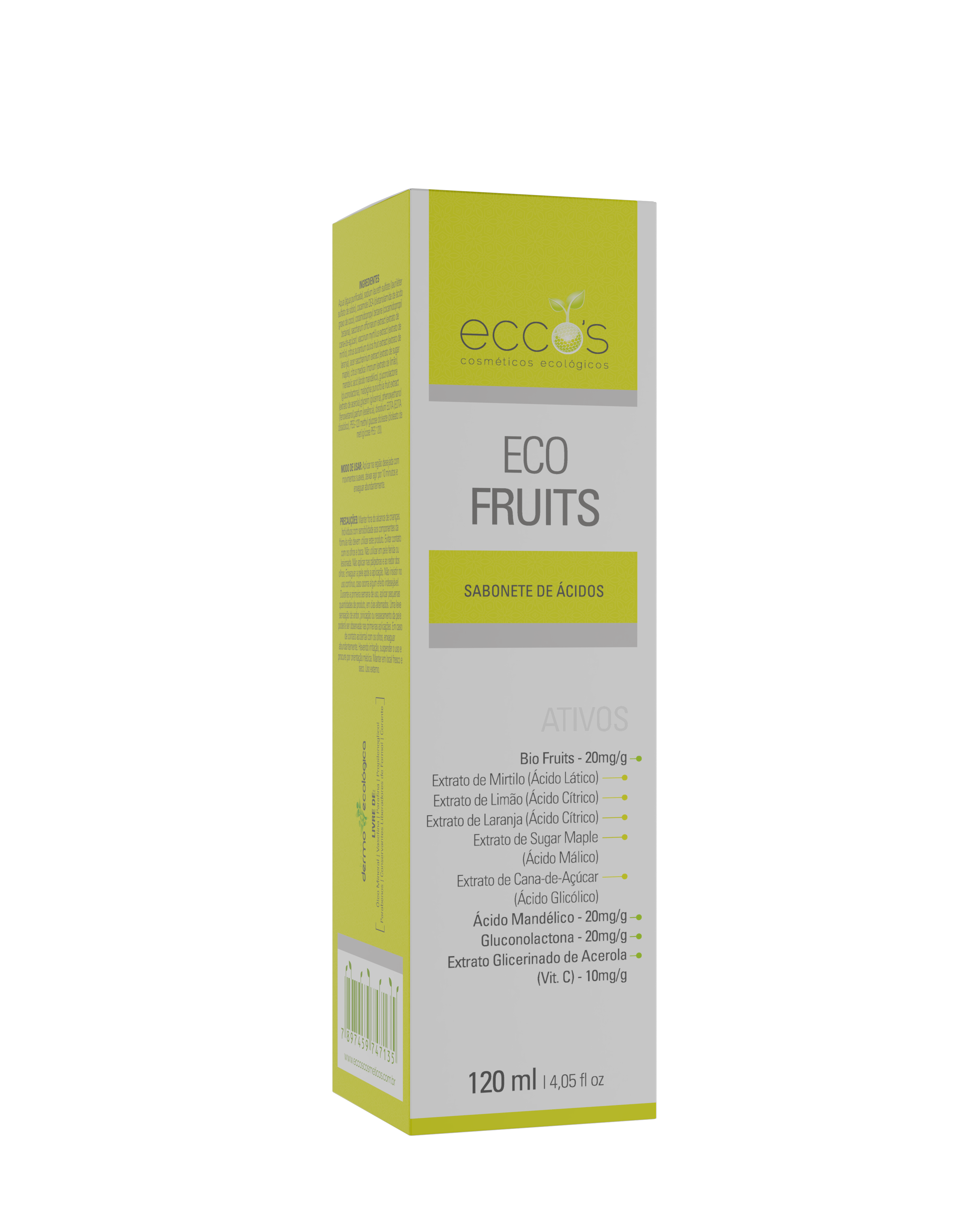 SABONETE DE ÁCIDOS ECO FRUITS