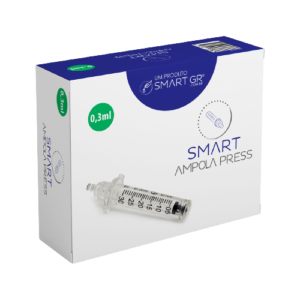 AMPOLA SERINGA DESCARTÁVEL CANETA PRESSURIZADA 0,3ml - Smart GR