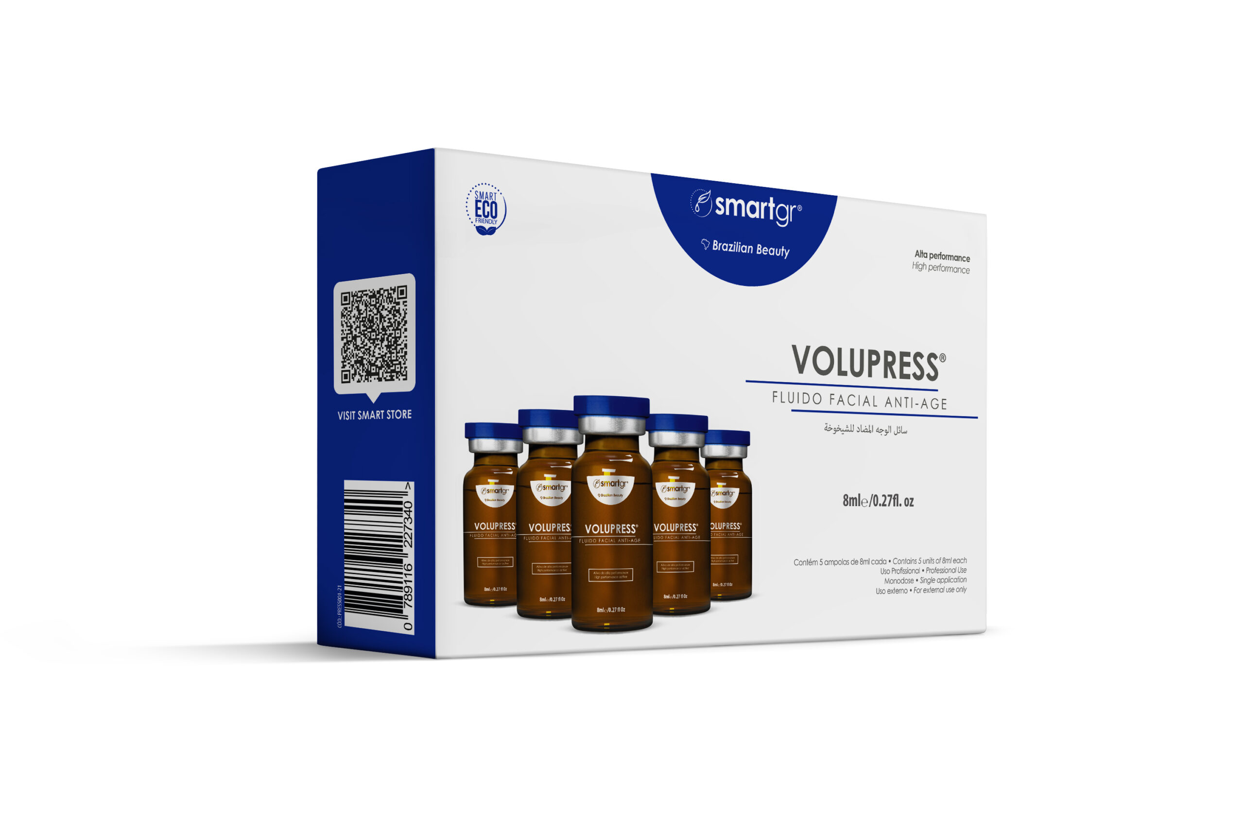 VOLUPRESS Fluído Facial Anti-Age 5X 8ML - Smart GR