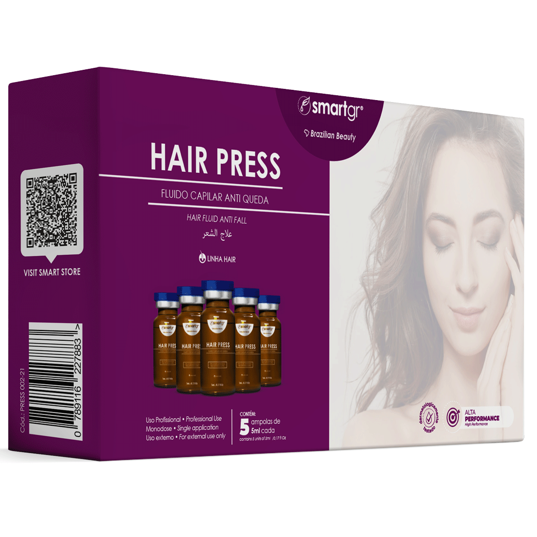 SMART HAIR PRESS 5 x 5 ML - Smart GR