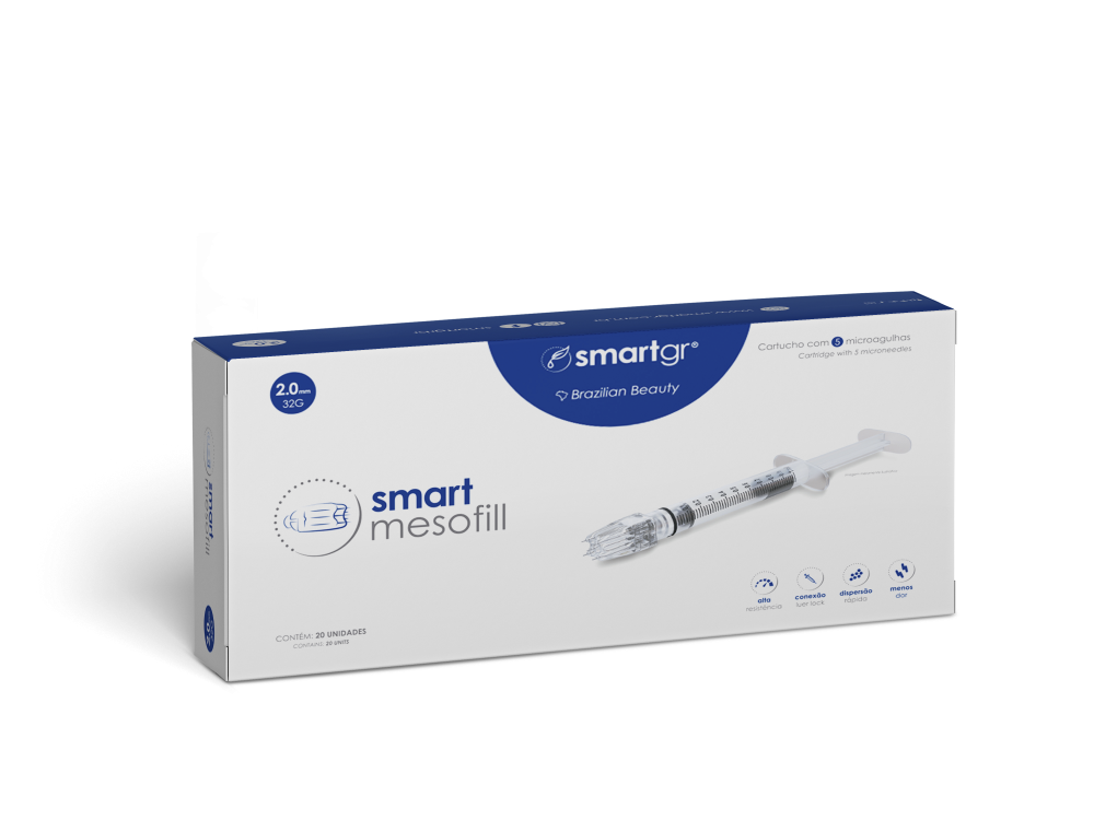 SMART MESOFILL 2,0 CARTUCHO 5 MICROAGULHAS 32G Smart GR